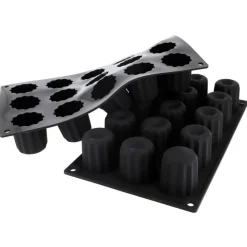 Cerf Dellier Gâteaux Individuels*Moule Silicone 15 Canneles Bordelais