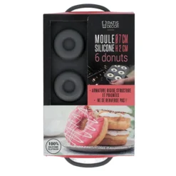 Cerf Dellier Gâteaux Individuels*Moule Silicone 6 Donuts 7 Cm Patisdecor