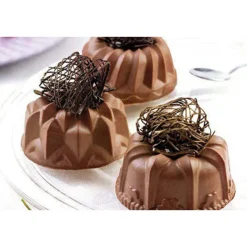 Cerf Dellier Gâteaux Individuels*Moule Silicone 6 Empreintes Fantaisie