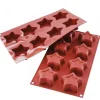 Cerf Dellier Gâteaux Individuels*Moule Silicone 8 Etoiles