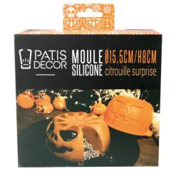 Cerf Dellier Grands Gâteaux*Moule Silicone Citrouille Surprise 3D Patisdecor