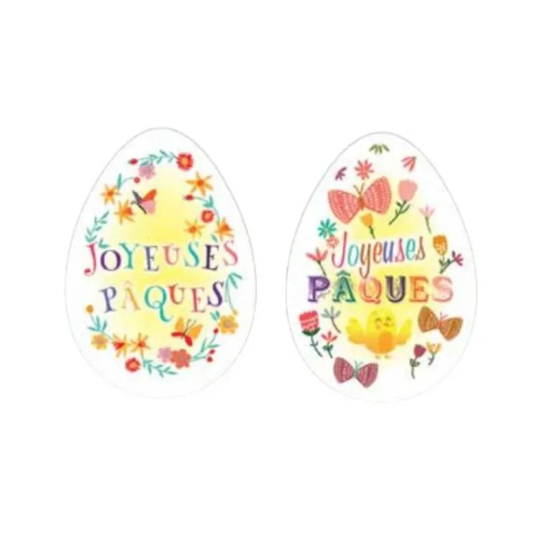 Oeufs Azyme Joyeuses Pâques Assortis (X24)>Cerf Dellier Hot