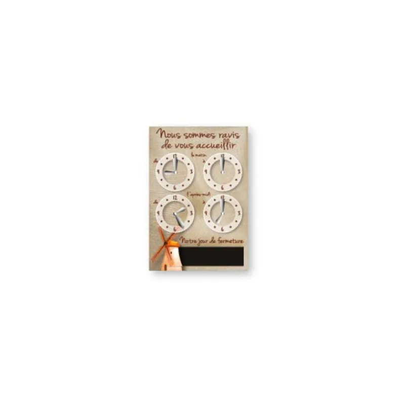 Panneau Ouvert 4 Cadrans 15 X 22 Cm>Cerf Dellier Clearance