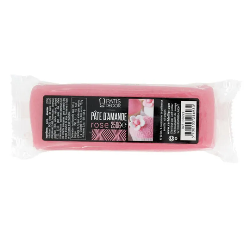 Cerf Dellier Pate D'Amande Coloree*Pate D'Amande Rose Patisdecor 250 G