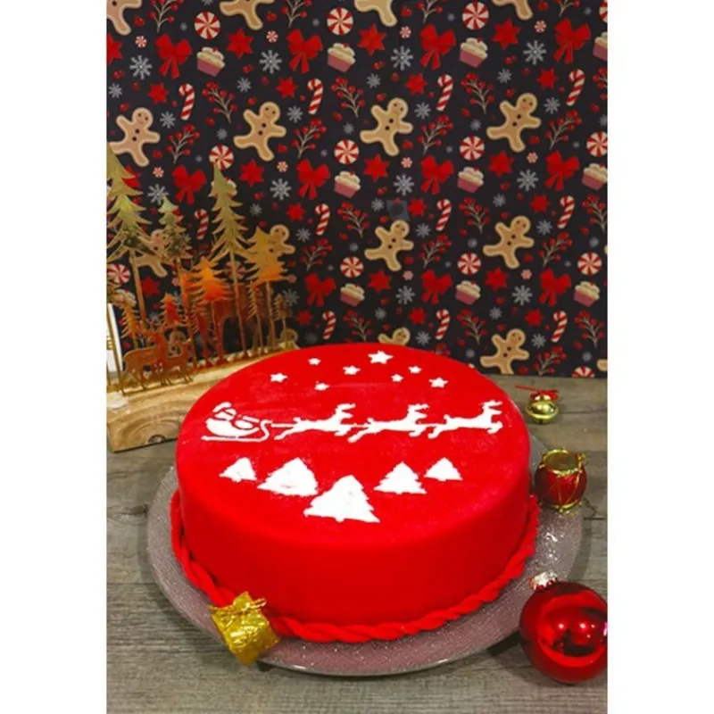 Pochoir Theme Noël Patisdecor>Cerf Dellier Hot