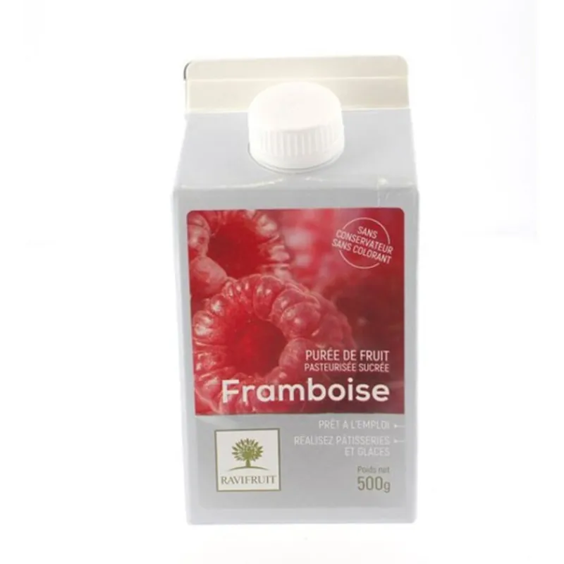 Cerf Dellier Purées De Fruits*Puree De Framboise Ravifruit 500 G