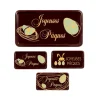Rectangles Assortis Chocolat Noir Joyeuses Pâques (X 64)>Cerf Dellier Online