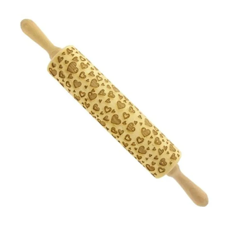 Cerf Dellier Rouleaux A Patisserie*Rouleau Empreintes Coeurs