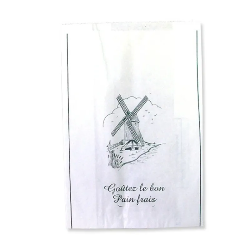 Sac A Pain Rond Kraft Blanchi X1000>Cerf Dellier Sale