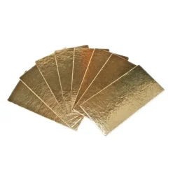Semelles A Bûche Or 24 X 10 Cm Patisdecor (X5)>Cerf Dellier