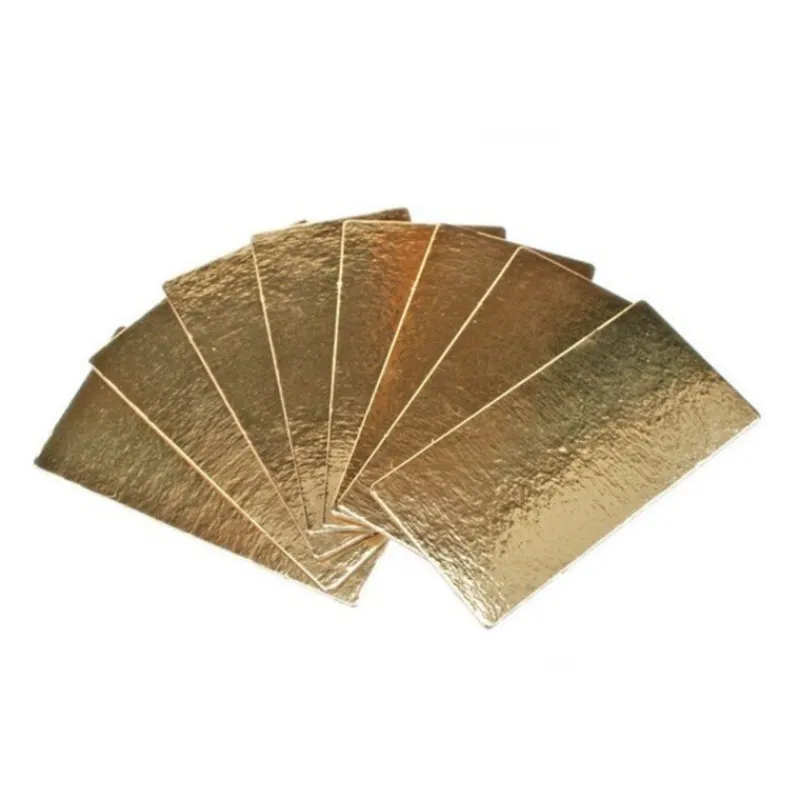 Semelles A Bûche Or 29 X 10 Cm Patisdecor (X5)>Cerf Dellier Outlet