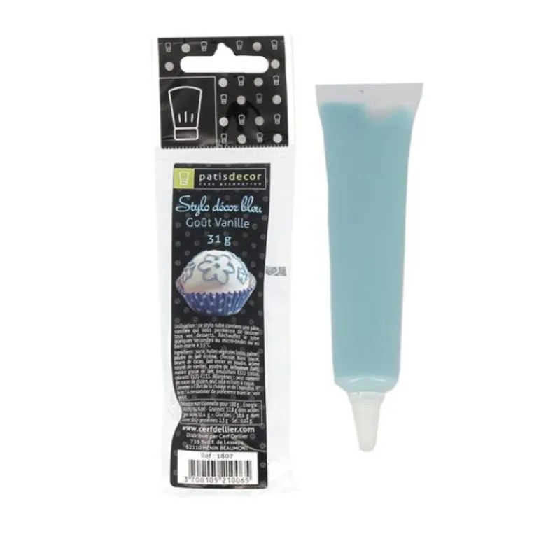 Stylo Decor Bleu Gout Vanille Patisdecor>Cerf Dellier Best