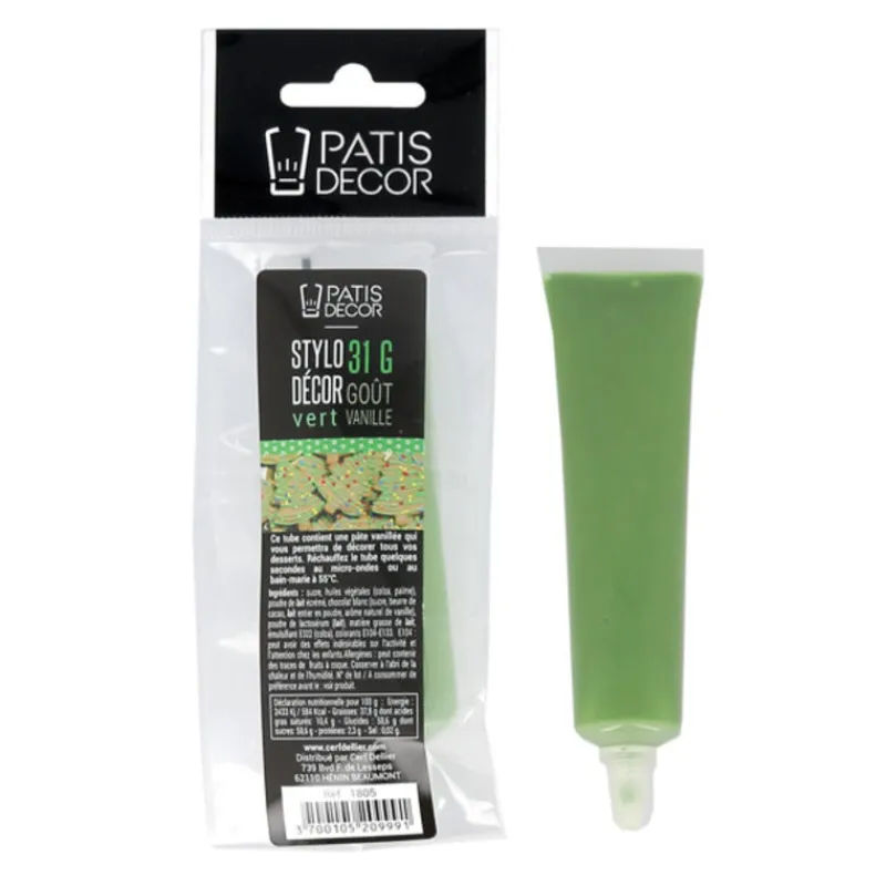 Stylo Decor Vert Gout Vanille Patisdecor>Cerf Dellier Best