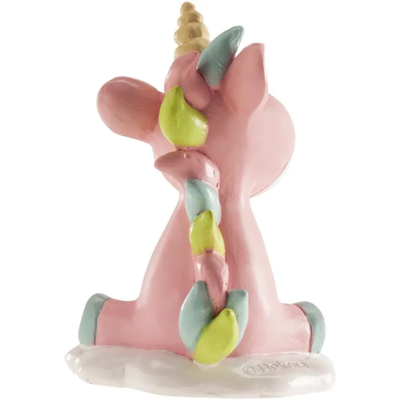 Sujet De Baptême Licorne Rose 10 Cm>Cerf Dellier Clearance