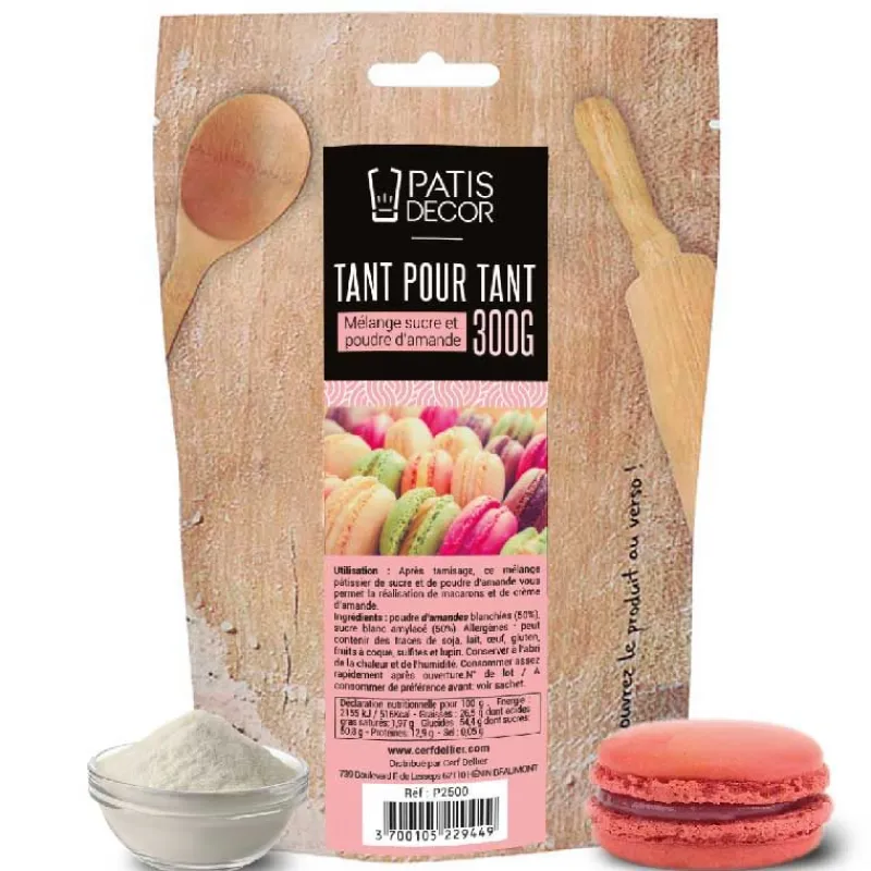 Cerf Dellier Préparations Pour Gâteaux*Tant Pour Tant Patisdecor 300 G