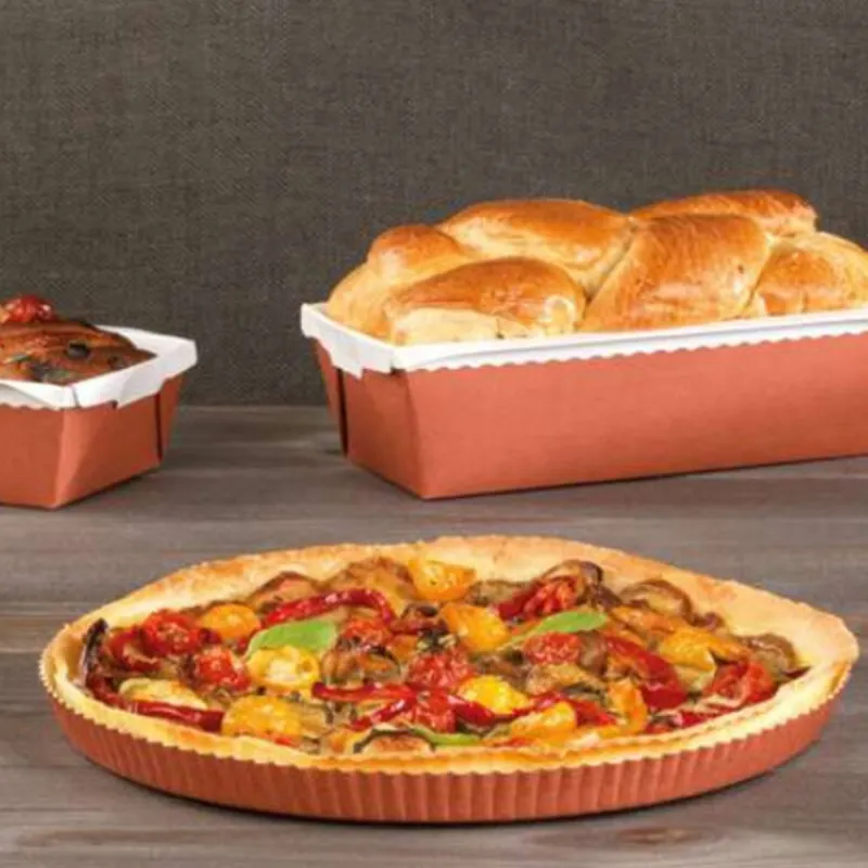 Cerf Dellier Moules Papier Et Carton*Tourtiere En Carton 23 Cm (X30)