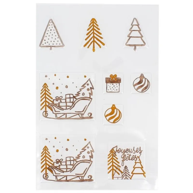 Transfert Chocolat Theme Noël Moderne>Cerf Dellier Online