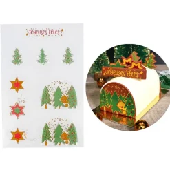 Transfert Chocolat Theme Noël Ourson>Cerf Dellier Best